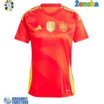 Španjolska Domaci Dres za Ženska EP 2024 Kratak Rukav